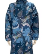 Naiste oversize jope Sinised suured lilled - Image 3